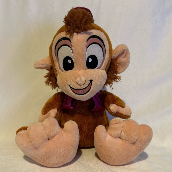 Disney Parks Abu Aladdin Monkey Big Feet Plush 2022 - Picture 1 of 11